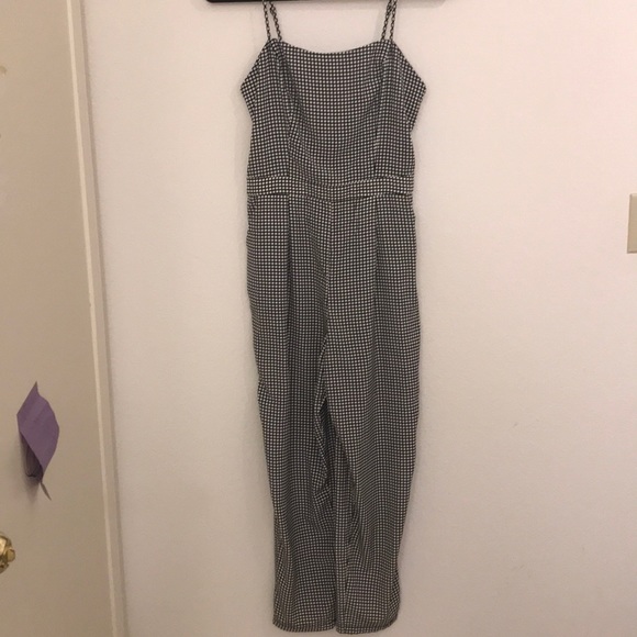 gingham jumpsuit forever 21